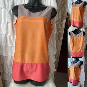 Savage woman’s color block tunic petite XL (44)